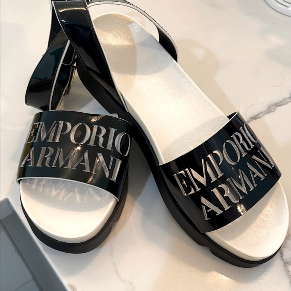 Emporio Armani Black Women's Sandals
